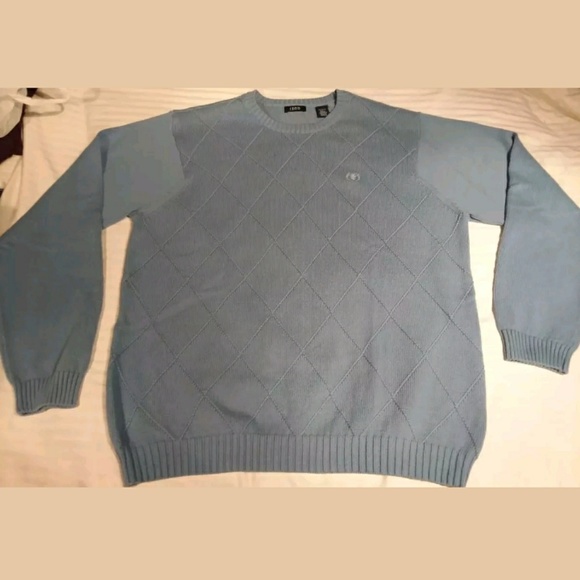 IZOD - XL Crewneck Sweater - Light Blue Color - Picture 2 of 7